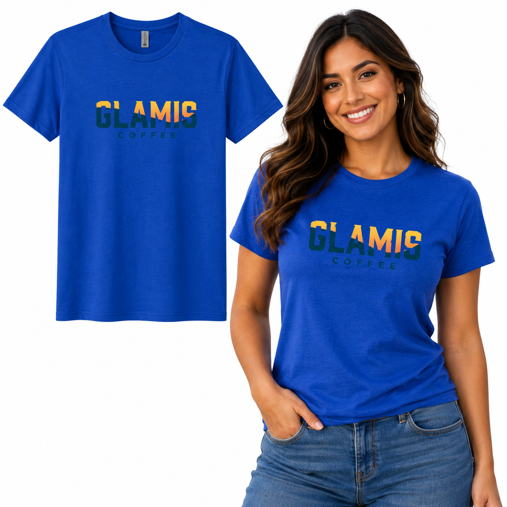 Glamis Coffee T-Shirt - Blue